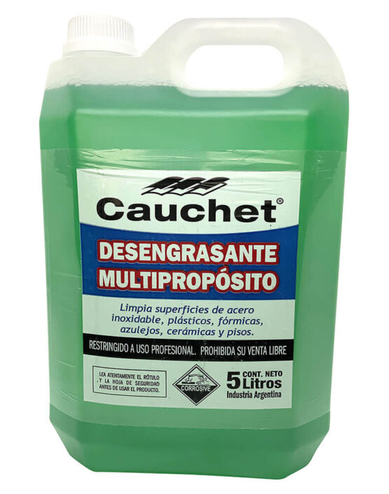 Limpiador Quita Óxido (antes Desoxidante) por 5 Litros - Cauchet -  Fabricante de productos químicos y de limpieza para el hogar, empresas e  industrias